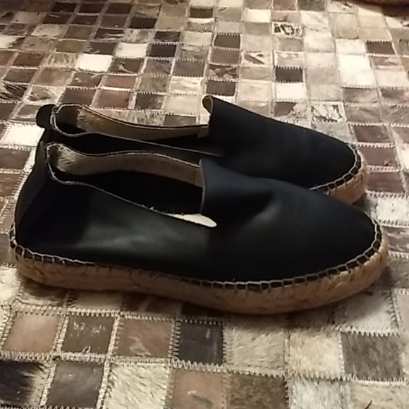 David Tyler Leather Espadrilles - Picture 2 of 2
